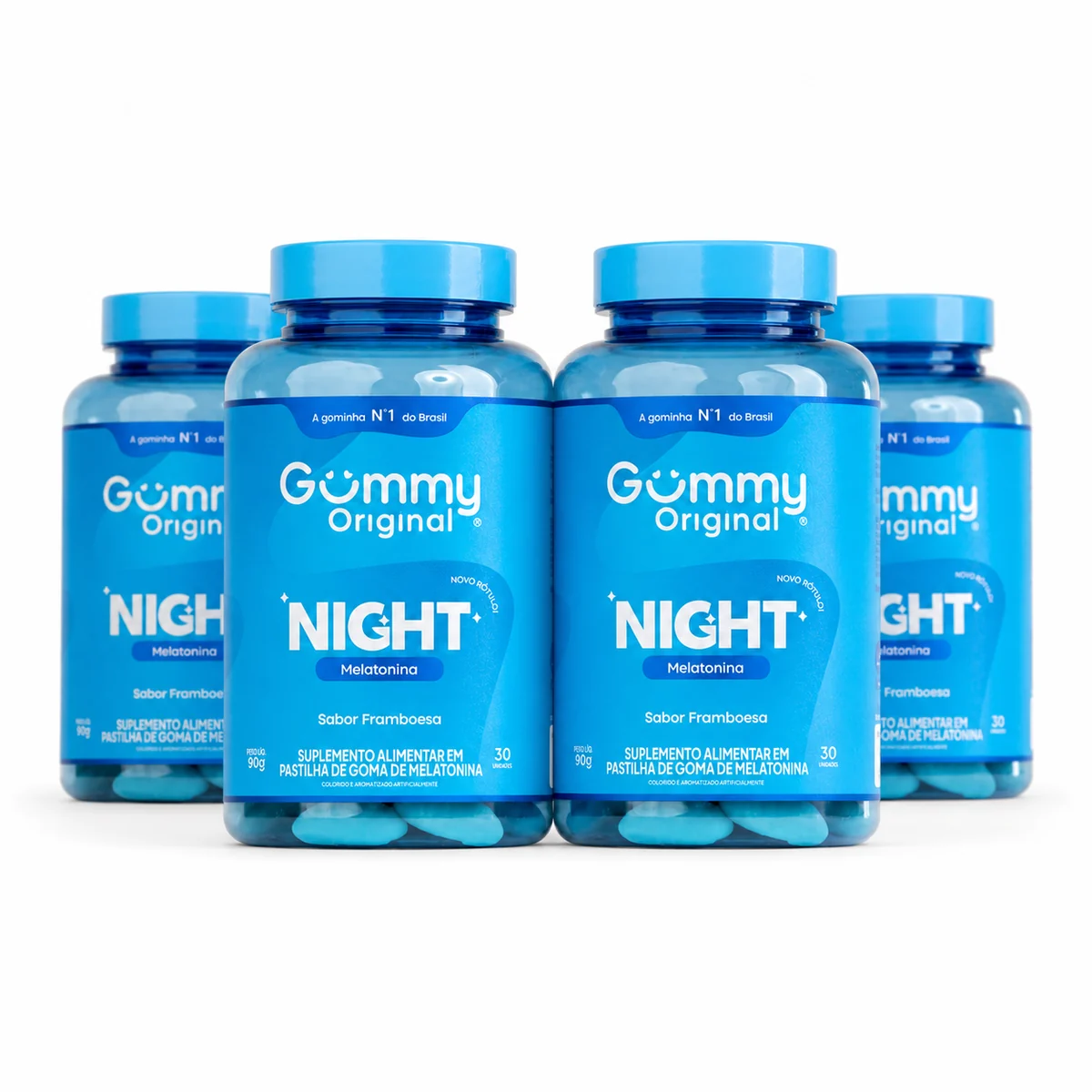 3 Frascos — Gummy Night